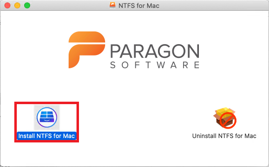 Установка Microsoft NTFS for Mac by Paragon Software – Поддержка